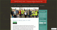 Desktop Screenshot of caldwellcountycert.com